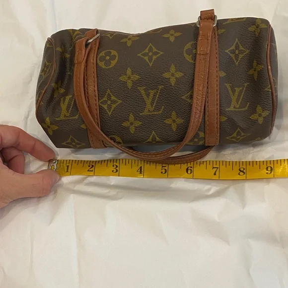 Louis Vuitton Brown and Gold Monogram Satchel - Picture 3 of 7